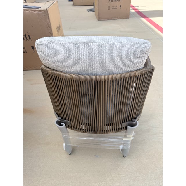 2020s Minotti Tape Cord Armchair For Sale - Image 5 of 8