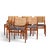 Mid-Century Modern Arne Vodder for Sibast Model 51 Mid Century Danish Teak and Cane Dining Chairs - Set of 6 For Sale - Image 3 of 17
