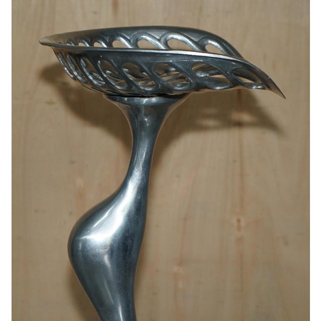 Space Age Mercury High Kitchen Bar Stools in Aluminium by Philip Watts, Set of 4 For Sale - Image 13 of 18