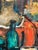 Sven Lundgren, The Woman with the Wine Bottle, 1950s, Oil Painting on Canvas, Framed For Sale - Image 14 of 16