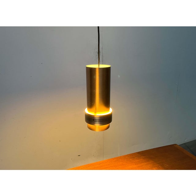Mid-Century Modern Space Age German Copper Pendant Lamps from Doria, 1960s, Set of 3 For Sale - Image 12 of 18