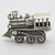 1970s Vintage Italian Handmade Genuine Sterling Silver 925 Locomotive Train Figurine, 1970s For Sale - Image 5 of 13