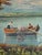 Textile Avigdor Luisada Pair Original Oil Paintings Jerusalem & Sea of Galilee Modernism For Sale - Image 7 of 18