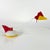 1980s Postmodern Red and Yellow Toucan Table Lamp from Brilliant Leuchten, Germany, 1980s For Sale - Image 5 of 12