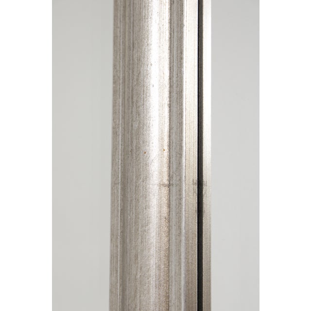 Silver Basset Rectangular Silver Multi Panel Mirror For Sale - Image 8 of 14