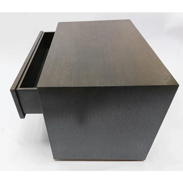 Adesso Imports Adesso Imports Mid-Century Style Dark Oak Nightstands - a Pair For Sale - Image 4 of 13