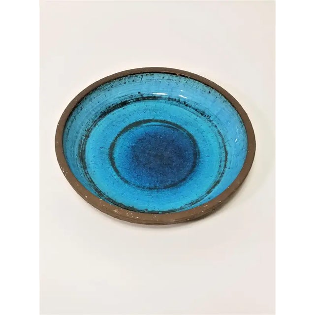 Mid 20th Century Glazed Pottery Bowl Germany Kunsthandlung W. Welker Heidelberg For Sale - Image 10 of 13