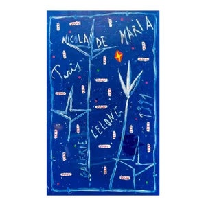 1991 Nicola De Maria Lelong Gallery Poster