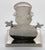 Heavy Vintage Silver-Tone Snowman Stocking Holder For Sale In Portland, ME - Image 6 of 7