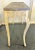 Carved Wood Console Table With Distressed Finish and Driftwood-Look Top For Sale In West Palm - Image 6 of 11