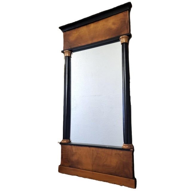 Biedermeier Antique German / Austrian 20th C Biedermeier Style Wall Mirror For Sale - Image 3 of 10
