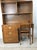 Mid Century Campaign Style Writing Desk With Shelving Unit For Sale - Image 11 of 18
