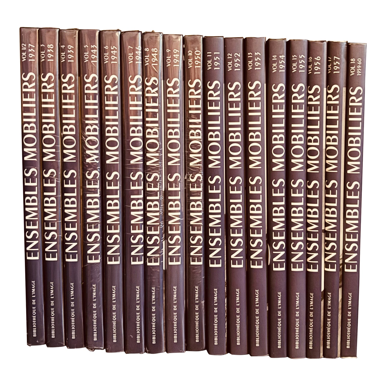 Ensembles Mobiliers Book Collection Vol 1-18 | Chairish