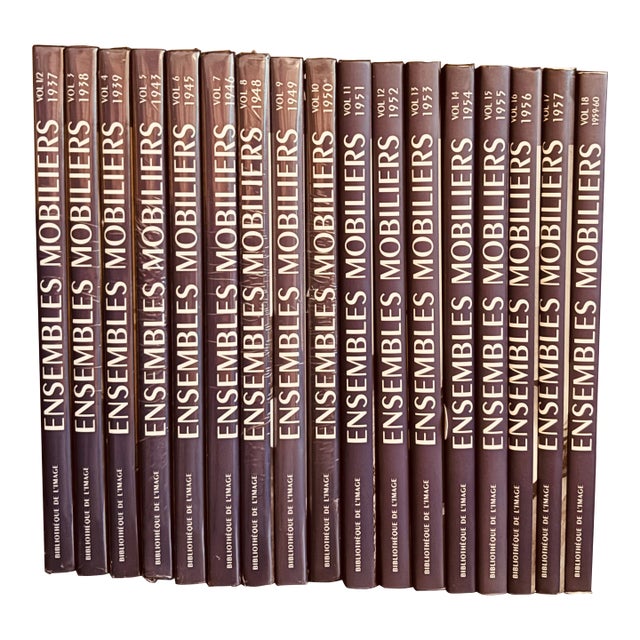 Ensembles Mobiliers Book Collection Vol 1-18 For Sale