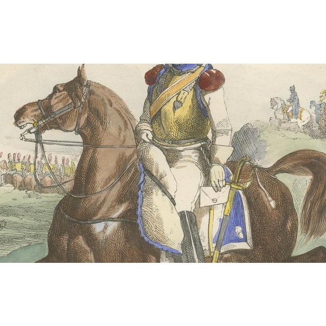 After Horace Vernet, Napoleonic Imperial Guard Cavalry, 1843, Paper For Sale - Image 3 of 10