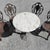 Brown Cast Iron Patio Garden Table and Chairs, Set of 5 For Sale - Image 8 of 18