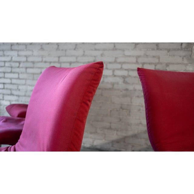 Metal Vintage Pascal Mourgue for Ligne Roset "Calin" Dining Chairs - Set of 6 For Sale - Image 7 of 14