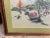 Boho Chic Vintage Asian Style Framed Art Landscape Embroidery For Sale - Image 3 of 8
