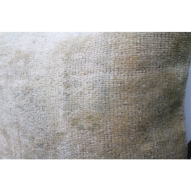 A Pair of Turkish Vintage Rug Decorative Pillow Covers - 20"x20" For Sale In Raleigh - Image 6 of 13