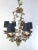 Rococo Mid-Century Italian Tole Chandelier, 1950s For Sale - Image 3 of 13