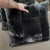 Black Shearling Cushions from Alma London, Spain, 2010, Set of 3 For Sale - Image 4 of 10