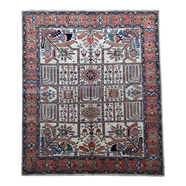 2010s Persian Serapi Bakhtiyar Fine Wool Rug 7'9 X 9'8 For Sale