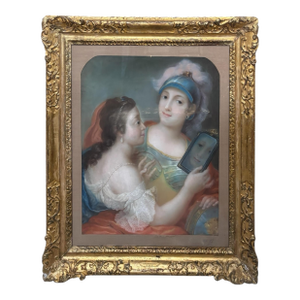 18th Century French Pastel Portrait by Saintin Francois Jozan
