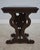 Brown American Eagle Carved Walnut Marble Top Occasional Table For Sale - Image 8 of 12
