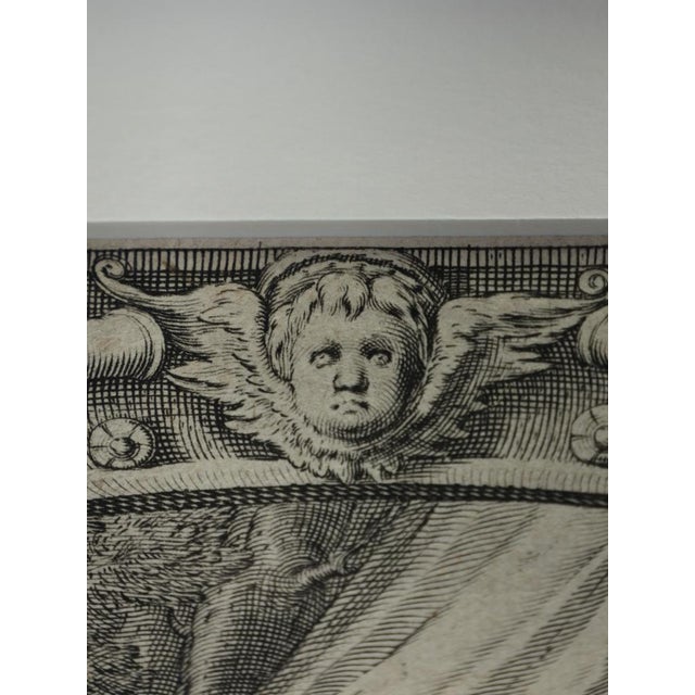 Jan Pietersz Saenredam, Nude Venus & Cupid, 17th Century, Engraving, Framed For Sale - Image 6 of 18