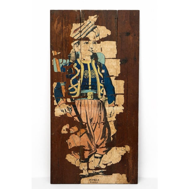 French The Silent Guard: A Collection of 19th-Century French Military Panels For Sale - Image 3 of 11