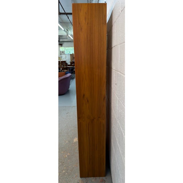 Vintage Danish Teak Mid-Century Modern Bookcase For Sale - Image 4 of 15