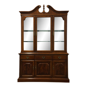 American Drew Solid Cherry American Independence Collection 56" Buffet W. Lighted Display China Cabinet