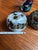 Abstract Vintage Trio of Dark Blue and Green Glass Paperweights For Sale - Image 3 of 12
