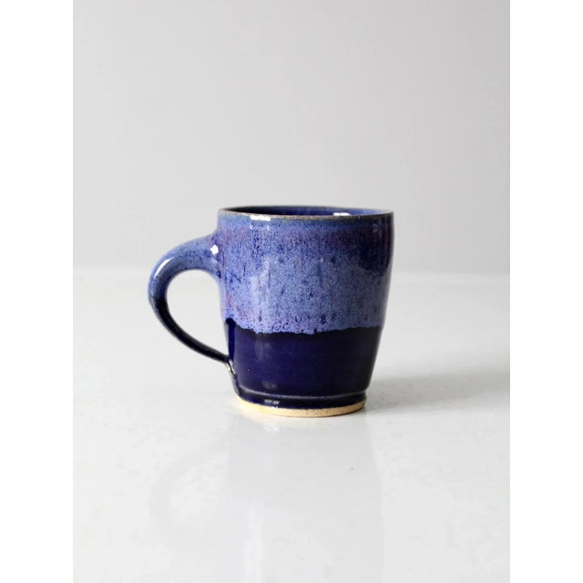 Late 20th Century Vintage Studio Pottery Mug For Sale - Image 5 of 10