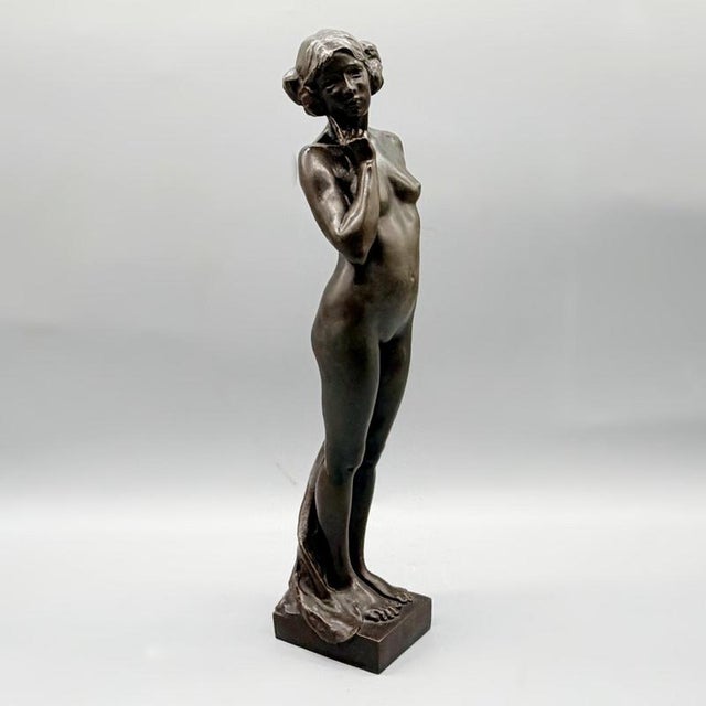 1920s Katherine Murray Jardine, Pensive Woman, Nude, 1925, Bronze For Sale - Image 5 of 9