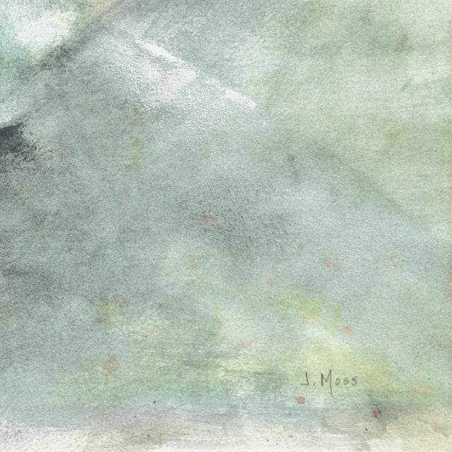 Signed lower right, 'J. Moss' for Jan Moss, (American, 20th century) a listed California woman artist, and painted circa...