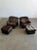 Mid-Century Modern 1980s Scoop Lounge Chair and Ottoman For Sale - Image 3 of 14