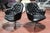 Mid-Century Modern Vladimir Kagan Black Leather & Steel Chairs - a Pair For Sale - Image 9 of 13