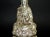 Chinese Silver Bronze Guan Yin Statue Goddess of Compassion For Sale - Image 3 of 13