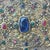 1950s Grand Scale Jeweled Brass Hand Mirror - Hollywood Regency Filigree For Sale - Image 4 of 11