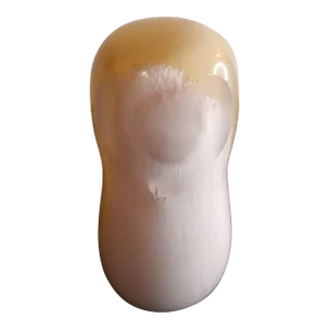 Vintage Wedgwood England Beige Art Glass Owl Figurine Paperweight