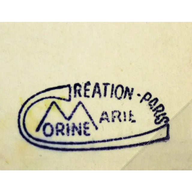 Contemporary Vintage Paris Fashion Drawing - Knit Overcoat, C. 1980 For Sale - Image 3 of 7