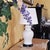 Vintage White Ceramic Chinoiserie Temple Jar Table Lamp With Black Base For Sale - Image 16 of 18