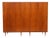 Five-Door Teak Wardrobe with Hanging Section and Shelves For Sale
