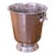 Mid-Century French Silvered Brass Champagne Bucket With Stag Heads For Sale