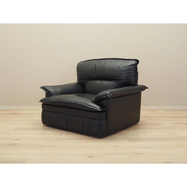 The armchair was made in the 1960s, Italian production. The armchair has been preserved in its original leather. The...