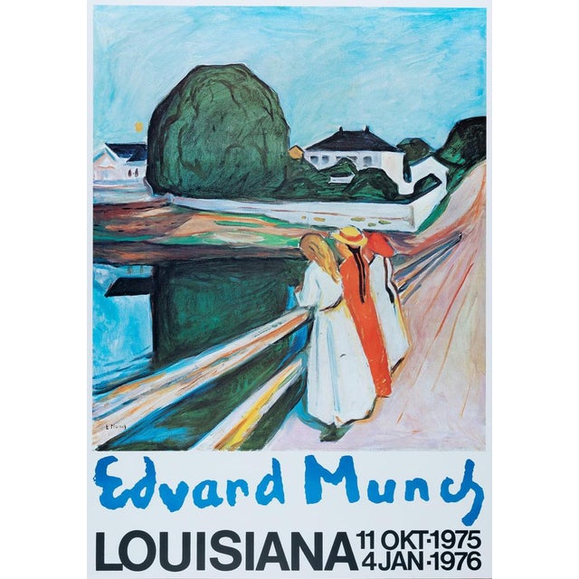 The Girls on the Bridge Poster after Edvard Munch For Sale - Image 6 of 6