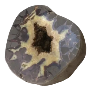 Natural Quartz Geode Decorative Object