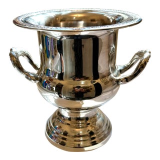 Large Silver Plate Champagne Bucket For Sale
