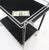 Le Corbusier Bauhaus Style Black Lacquer & Chrome Two Tier Serving Cart on Wheels c.1940s MINT!